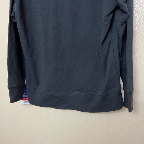 Champion Womens Plus Campus French Terry Zip Hoodie 1X Embroidered Logo Black - Picture 10 of 12